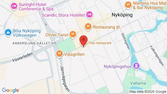 Apartments for rent i Nyköping - kort over placeringen