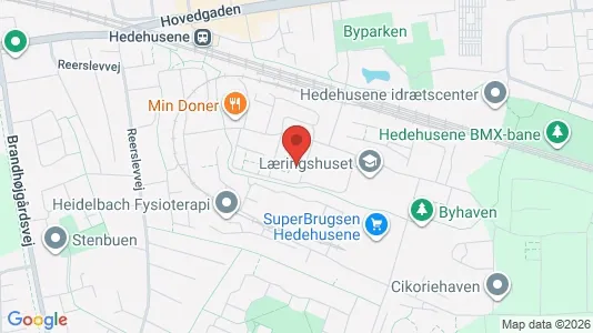 Apartments for rent i Hedehusene - kort over placeringen