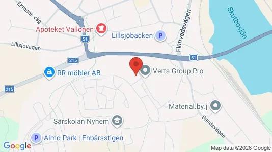 Apartments for rent i Finspång - kort over placeringen