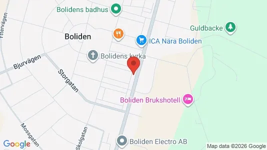 Apartments for rent i Skellefteå - kort over placeringen
