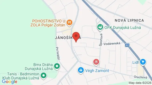 Apartments for rent i Senec - kort over placeringen