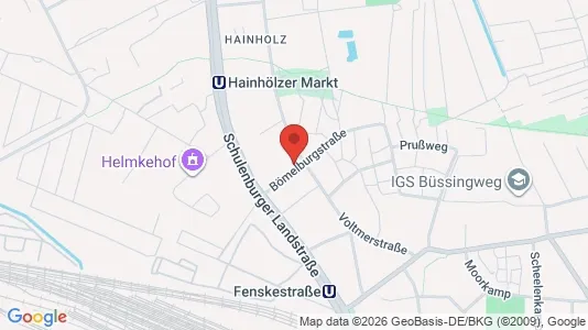Apartments for rent i Hannover - kort over placeringen
