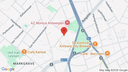 Apartments for rent i Stad Antwerp - kort over placeringen