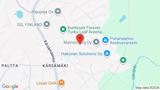 Apartments for rent i Turku - kort over placeringen
