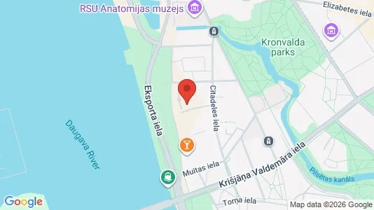 Apartments for rent i Riga Centrs - kort over placeringen