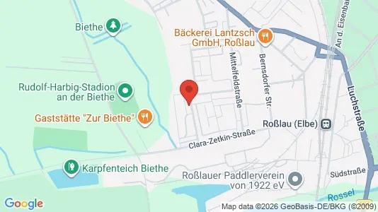 Apartments for rent i Dessau-Roßlau - kort over placeringen
