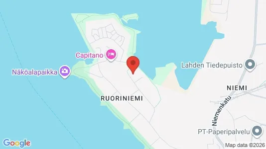 Apartments for rent i Lahti - kort over placeringen