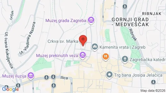 Apartments for rent i Sljeme (Medvednica-Tomislavac) - kort over placeringen