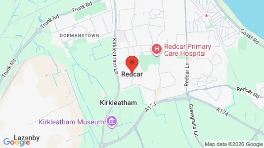 Apartments for rent i Redcar - Cleveland - kort over placeringen