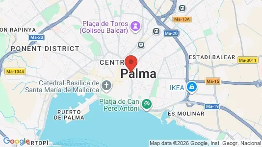 Houses for rent i Palma de Mallorca - kort over placeringen