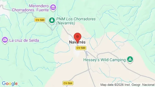 Houses for rent i Navarrés - kort over placeringen