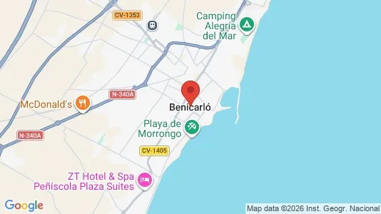 Houses for rent i Benicarló - kort over placeringen