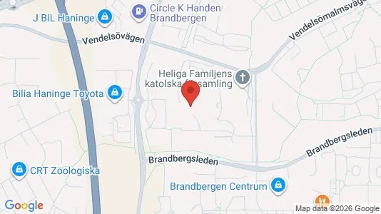 Apartments for rent i Haninge - kort over placeringen