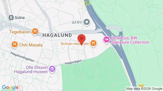 Apartments for rent i Solna - kort over placeringen