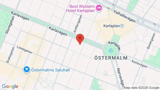 Apartments for rent i Östermalm - kort over placeringen
