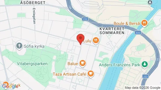 Apartments for rent i Södermalm - kort over placeringen