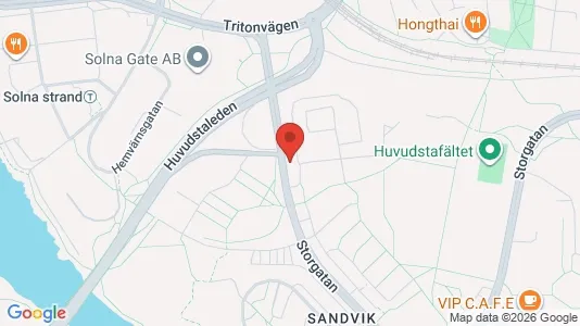 Apartments for rent i Solna - kort over placeringen