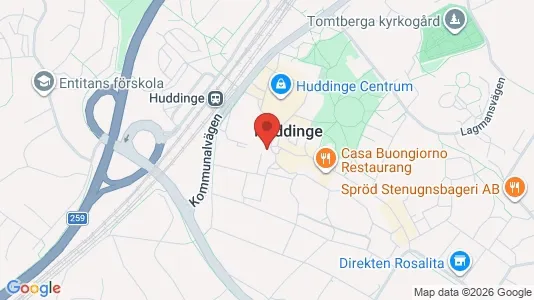 Apartments for rent i Huddinge - kort over placeringen
