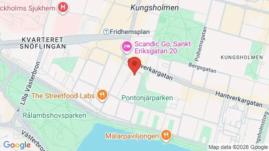 Apartments for rent i Kungsholmen - kort over placeringen
