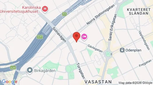 Apartments for rent i Vasastan - kort over placeringen
