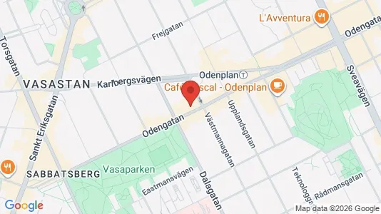 Apartments for rent i Vasastan - kort over placeringen