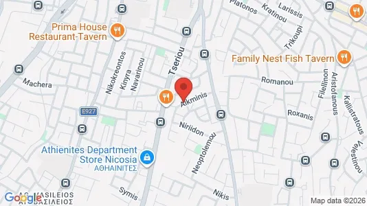 Apartments for rent i Nicosia Strovolos - kort over placeringen