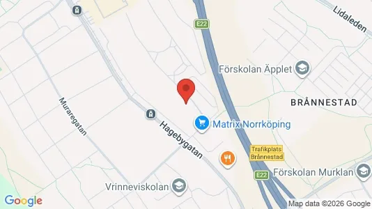 Apartments for rent i Norrköping - kort over placeringen