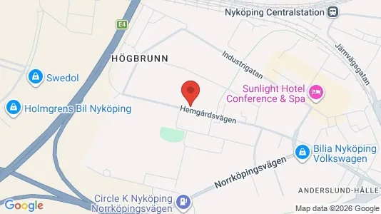 Apartments for rent i Nyköping - kort over placeringen