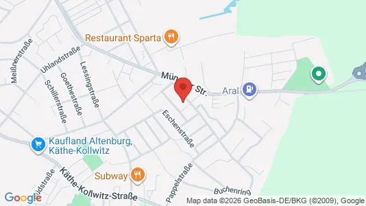 Apartments for rent i Altenburger Land - kort over placeringen