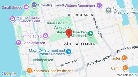 Apartments for rent i Malmö City - kort over placeringen