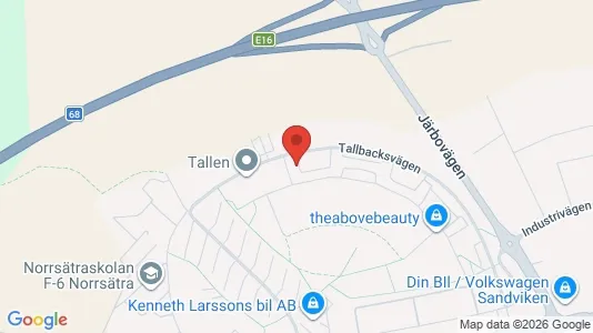 Apartments for rent i Sandviken - kort over placeringen