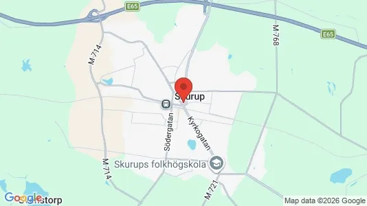 Houses for rent i Skurup - kort over placeringen
