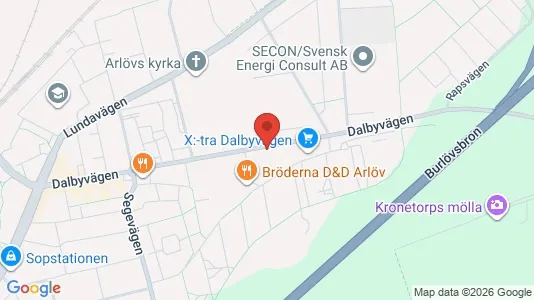 Apartments for rent i Burlöv - kort over placeringen