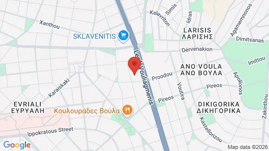 Apartments for rent i Glyfada - kort over placeringen