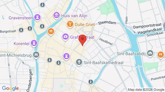 Apartments for rent i Stad Gent - kort over placeringen