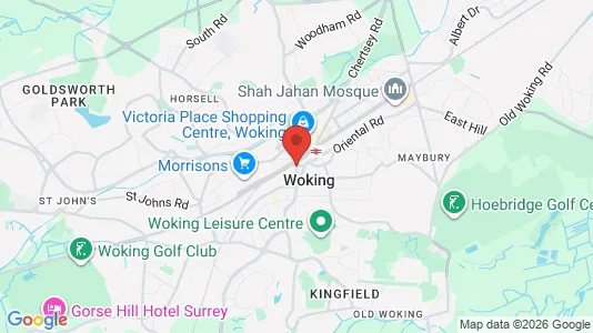 Houses for rent i Woking - Surrey - kort over placeringen