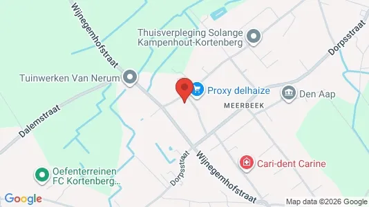 Apartments for rent i Kortenberg - kort over placeringen