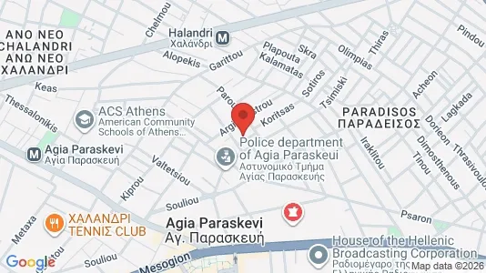 Apartments for rent i Agia Paraskevi - kort over placeringen