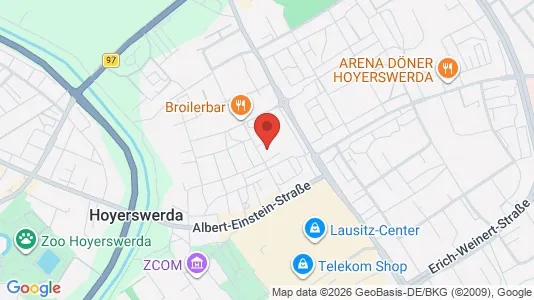 Apartments for rent i Bautzen - kort over placeringen
