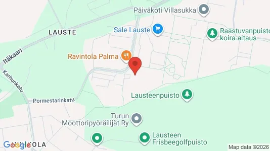 Apartments for rent i Turku - kort over placeringen