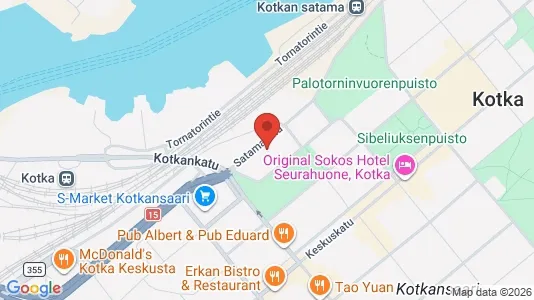 Apartments for rent i Kotka - kort over placeringen