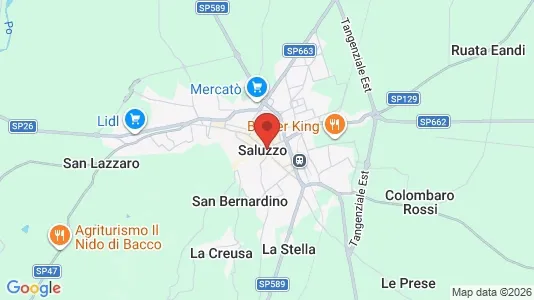 Apartments for rent i Saluzzo - kort over placeringen