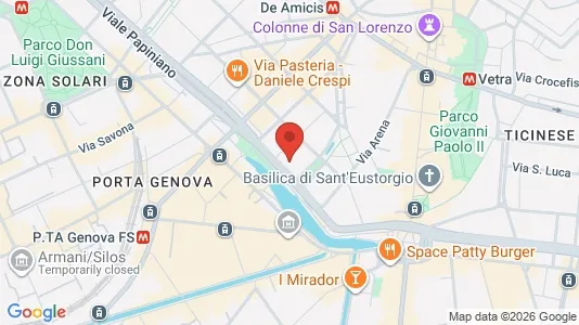 Apartments for rent i Milano Zona 1 - Centro storico - kort over placeringen