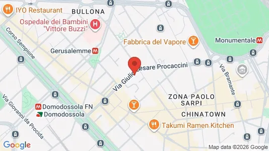 Apartments for rent i Milano Zona 1 - Centro storico - kort over placeringen