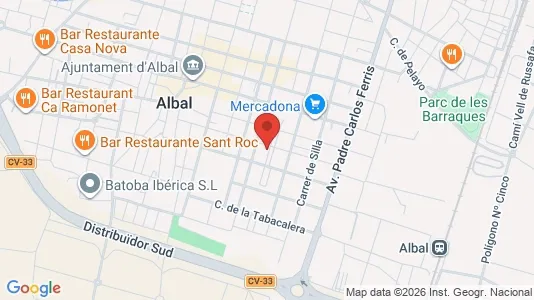 Apartments for rent i Albal - kort over placeringen