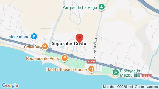 Apartments for rent i Algarrobo - kort over placeringen