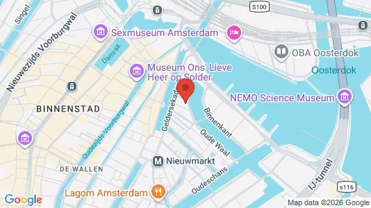 Apartments for rent i Amsterdam Centrum - kort over placeringen