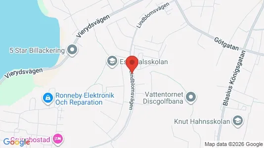 Apartments for rent i Ronneby - kort over placeringen