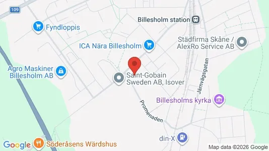 Apartments for rent i Bjuv - kort over placeringen