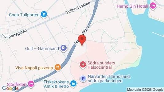Apartments for rent i Härnösand - kort over placeringen